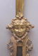 Pair Of Antique 4 Arm Gilt Bronze Lyre Form - 2
