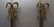 Pair Of Antique 4 Arm Gilt Bronze Lyre Form - 5