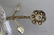 Pair of Antique Silvered Metal Floral and Urn - 2