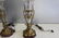 A Pair Of Victorian Gilt Bronze and Cut Glass - 2