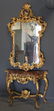 Antique Rococo Carved Giltwood and Marbletop. - 2
