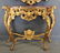 Antique Rococo Carved Giltwood and Marbletop. - 3