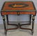 Victorian Lacquered and Parquetry Inlaid Walnut