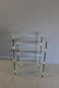 Signed Glass Etagere With Patinated and Gilt Metal - 6