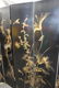 Antique Lacquered and Paint Decorated Screen with - 10
