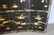 Antique Lacquered and Paint Decorated Screen with - 6