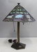 Bradley and Hubbard Tiffany Style Table Lamp - 2