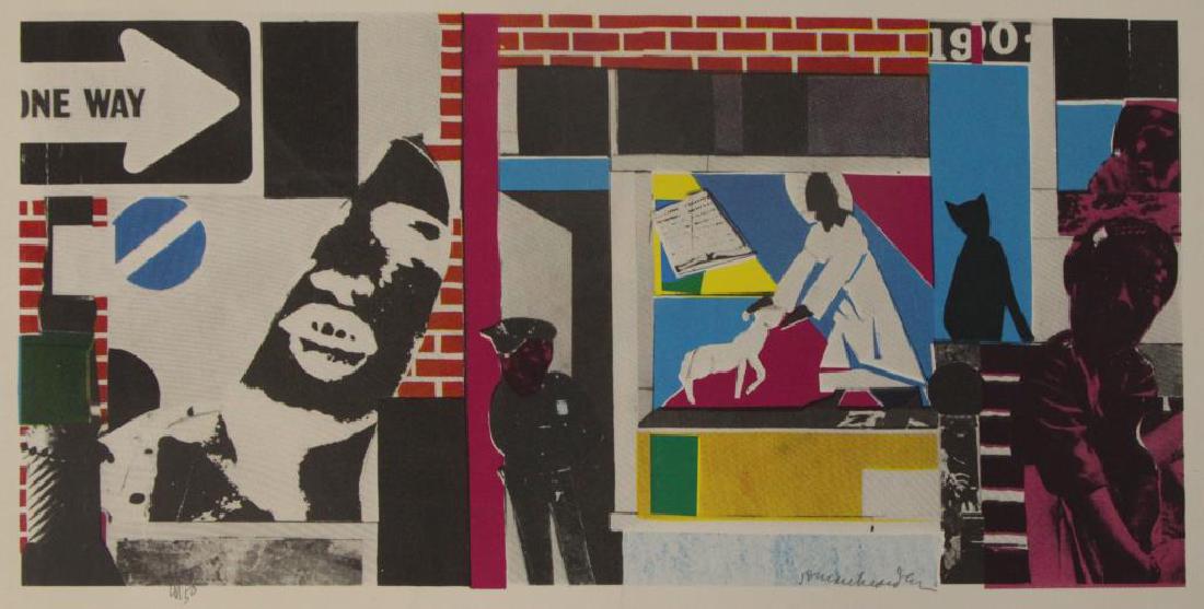 BEARDEN, Romare. Offset Lithograph "Homeboy". (1 of 10)