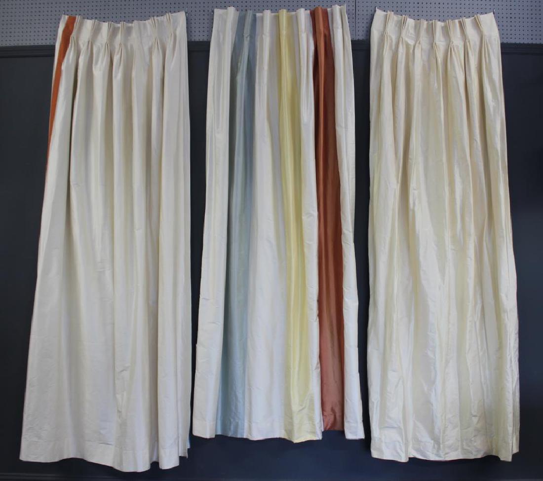 3 Sets of Beautiful Custom Made Silk Drapes. (1 of 7)