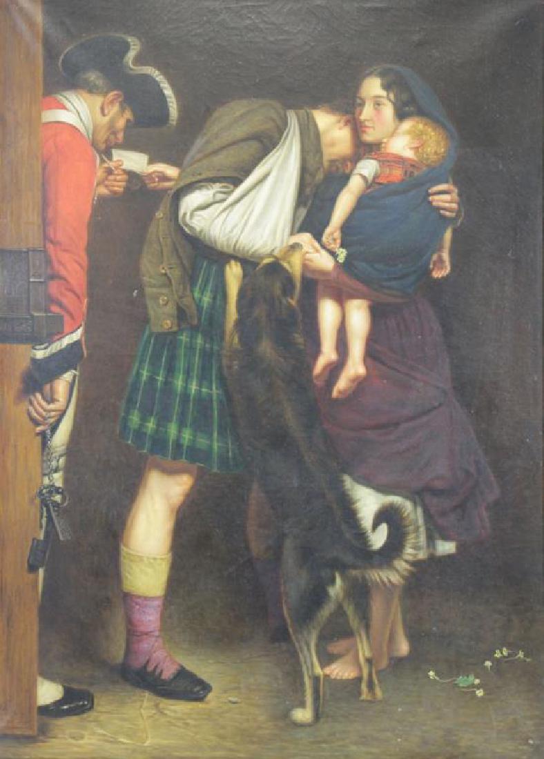 AFTER MILLIAS. Oil on Canvas. "Order of Release" (1 of 12)