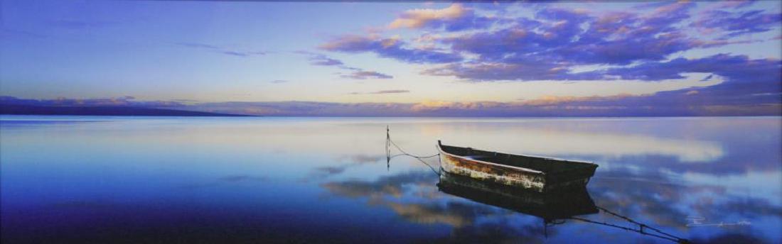 LIK, Peter. "Castaway" (Molokai, Hawaii). Limited: Edition Color Photograph. From an edition of 950. Signed and numbered 639/950 lower right. Accompanied by an acrylic artist issued certificate of authenticity. Peter Lik (Australian, b. 1959). From an