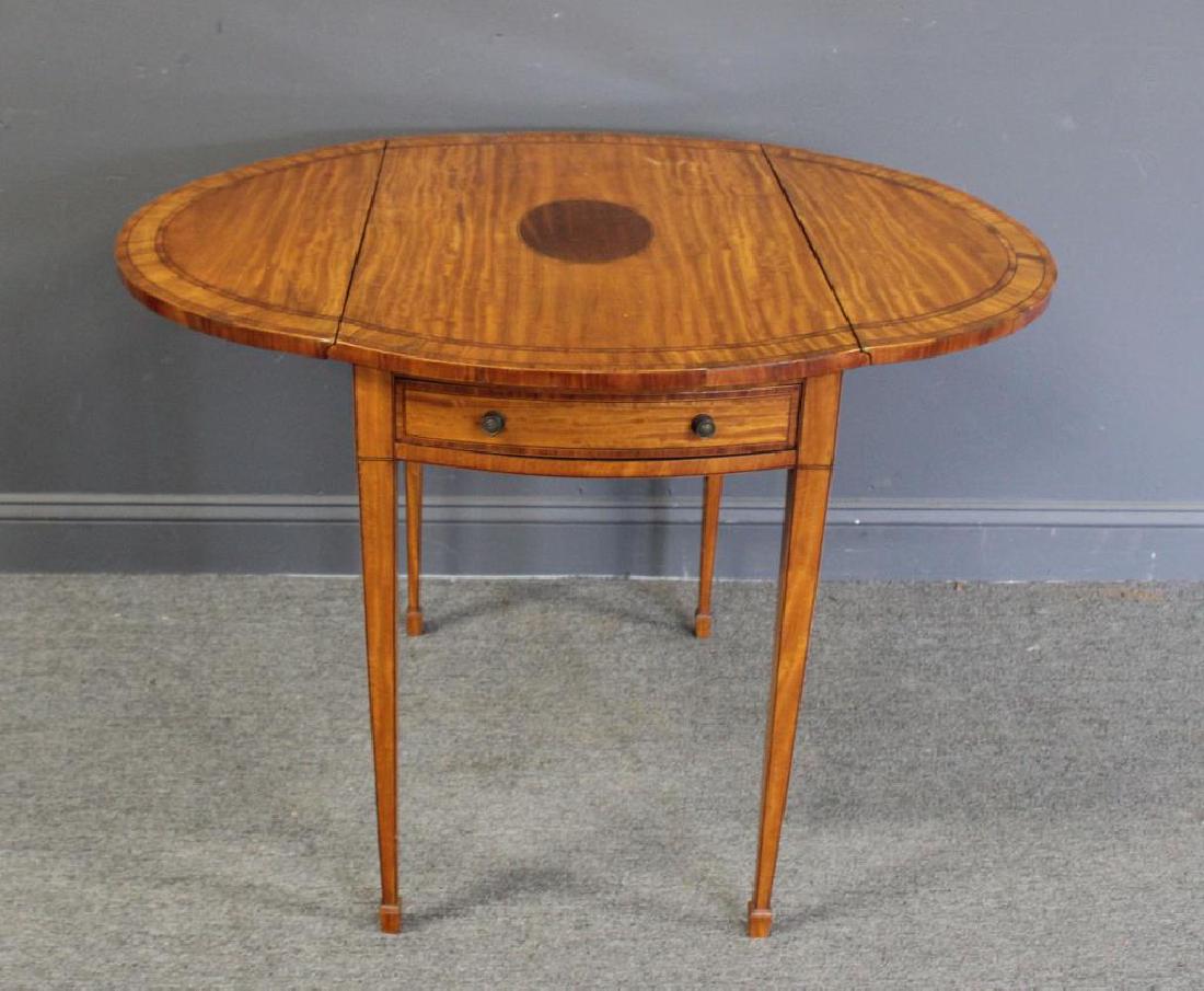 Antique Satinwood Pembroke Table With Inlay (1 of 4)