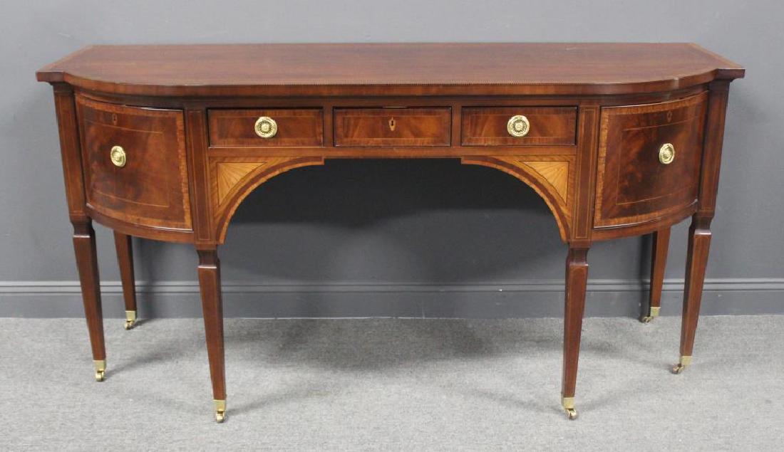 BAKER, Signed Mahogany Banded Sideboard. (1 of 5)