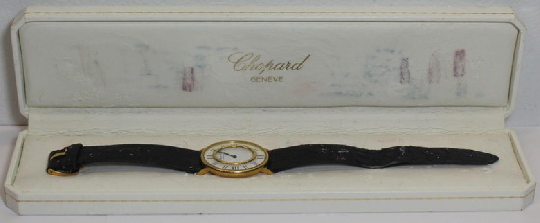 JEWELRY. Men's 18kt Gold Chopard Gold Watch. (1 of 9)