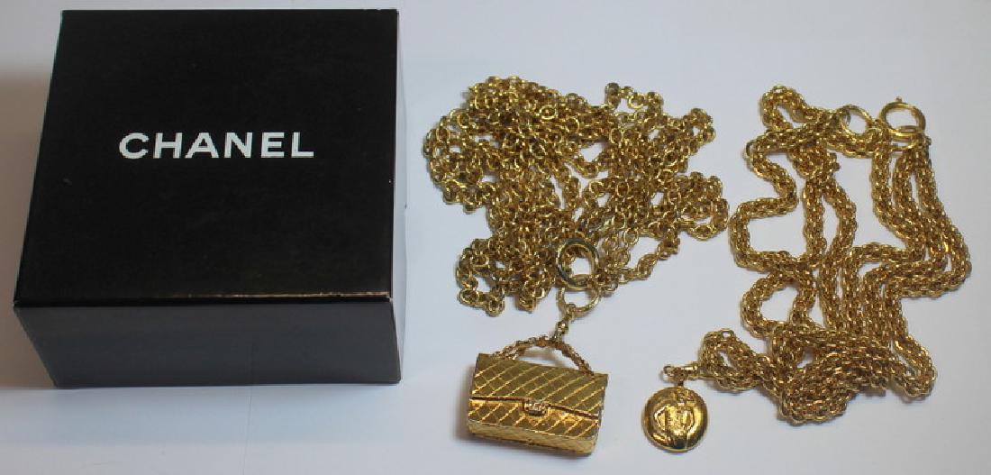 JEWELRY. (2) Vintage Chanel Necklaces. (1 of 15)