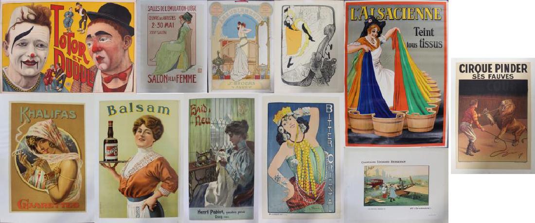 Lot of 11 Assorted Original Lithograph Posters. (1 of 20)