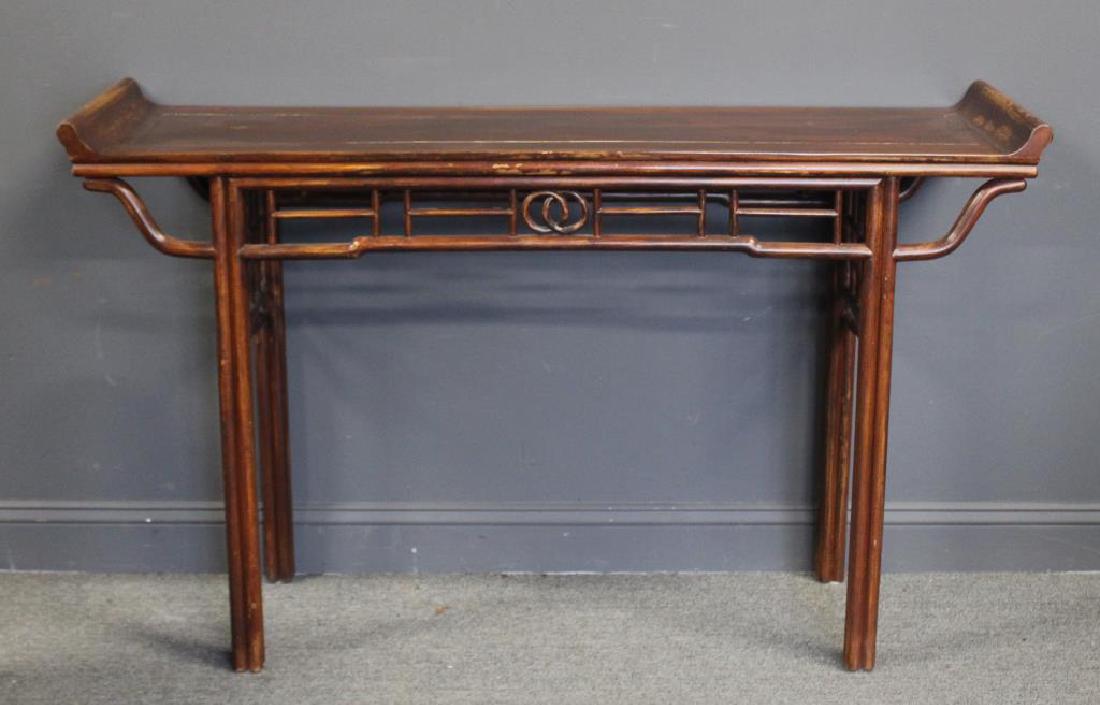 Antique Chinese Wood Alter Table . (1 of 6)