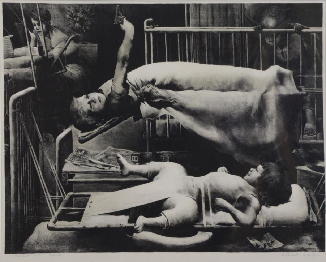 RIGGS, Robert. Lithograph. Children's Ward. (1 of 11)