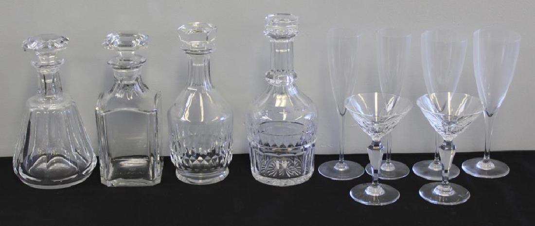BACCARAT. Lot of Decanters and 6 Stems. (1 of 4)