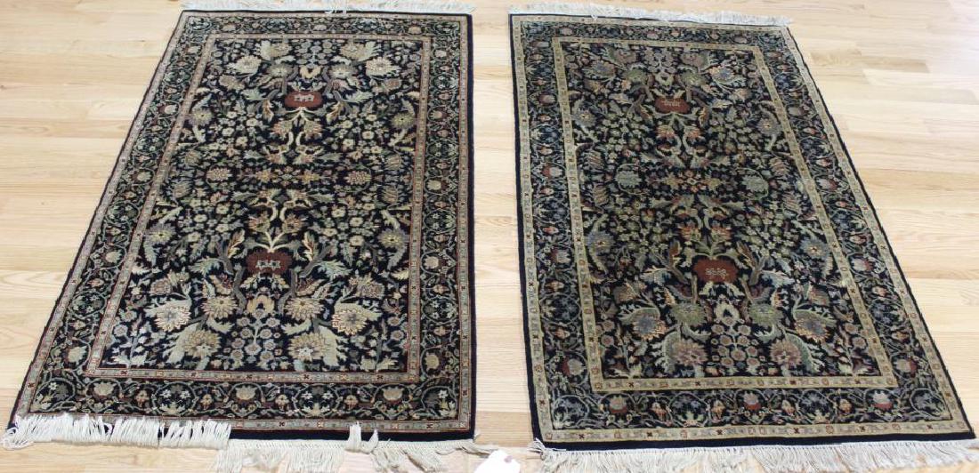 Pair of Vintage and finely Hand Woven Area (1 of 5)