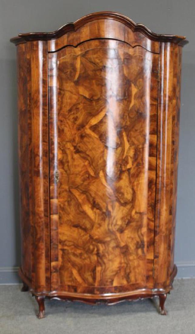 Antique Continental Serpentine Front Walnut (1 of 10)