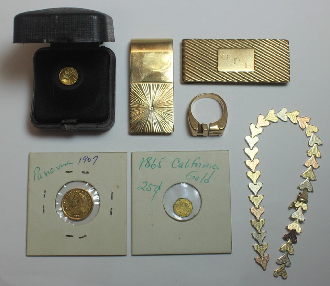 JEWELRY & COINS. Assorted Grouping of Gold Jewelry (1 of 11)