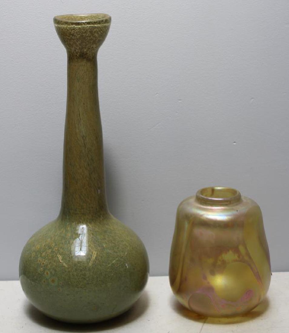 Murano Glass Vase and a Favrille Bowl. (1 of 10)