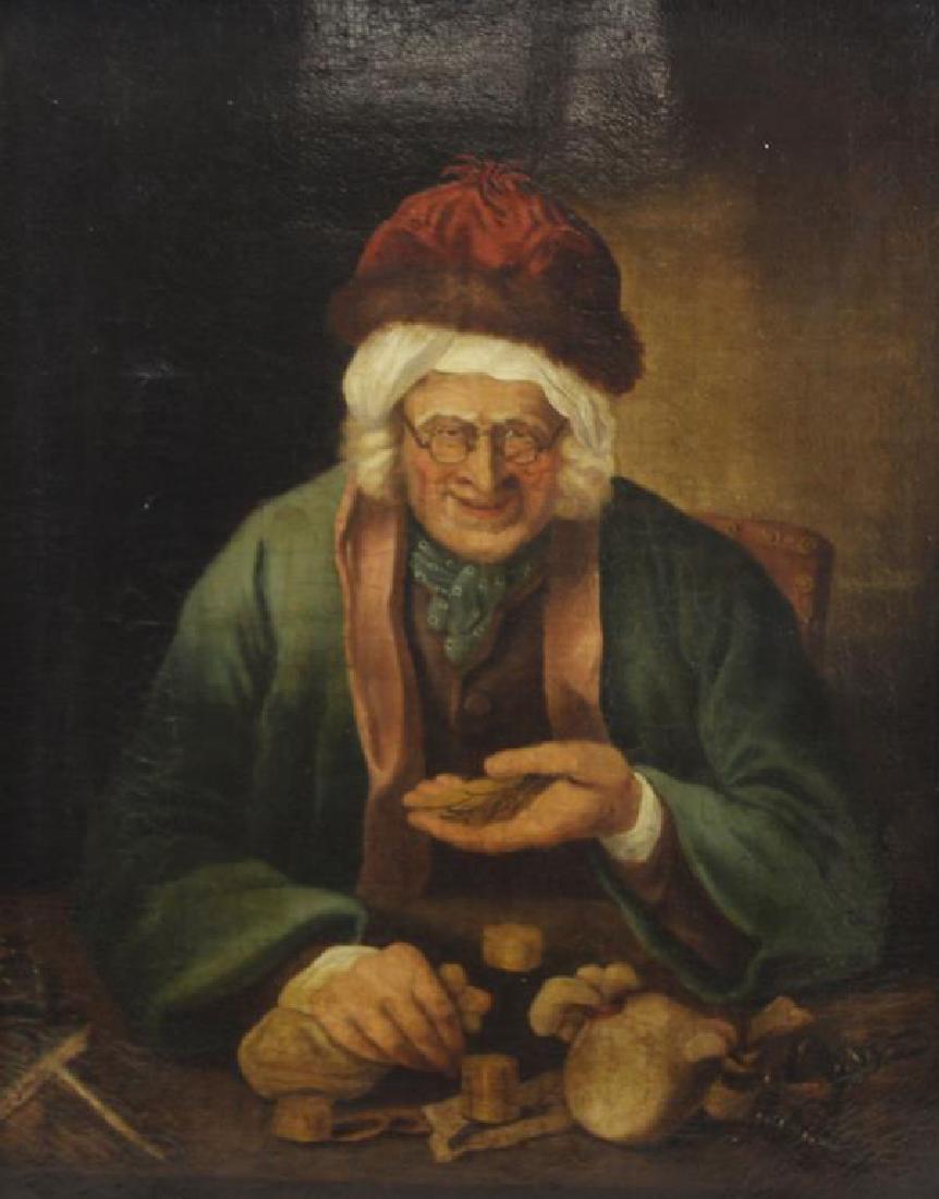 SORG. J. Oil On Canvas. "The Miser". (1 of 8)