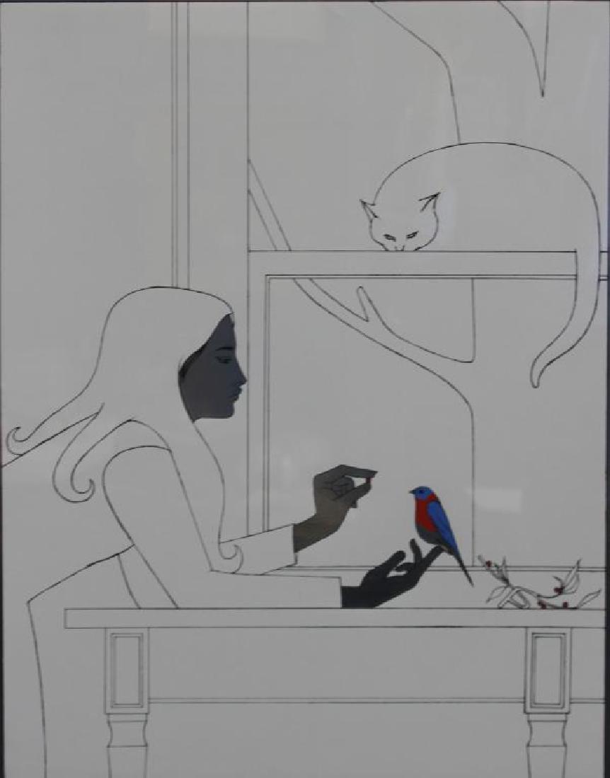 BARNET, Will. Serigraph on Foil. "Fifth (1 of 7)