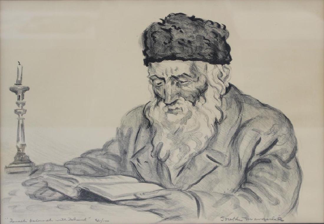 MARGULIES, Joseph. Lithograph. "Israeli Patriarch (1 of 5)