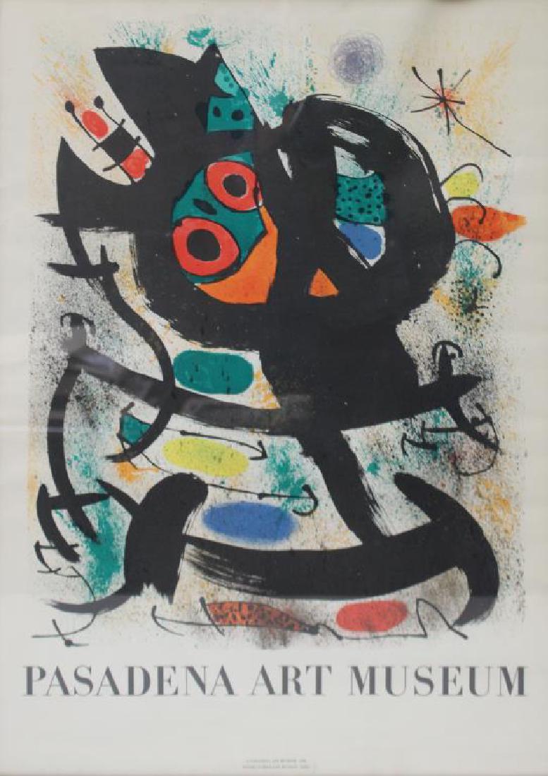 MIRO, Joan. Lithograph. Pasadena Art Museum. (1 of 9)