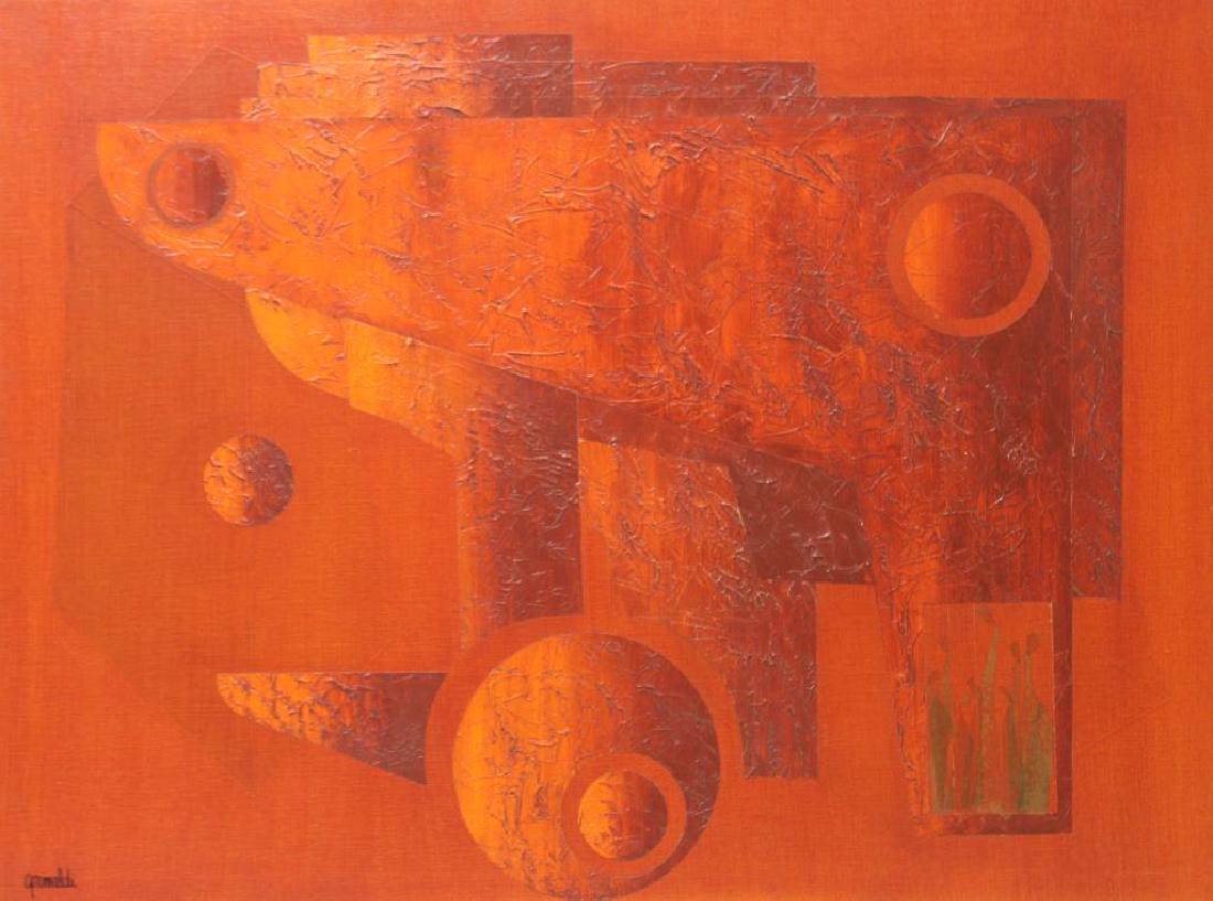 GRIMALDI, Mario. Mixed Media on Canvas. Abstract (1 of 11)