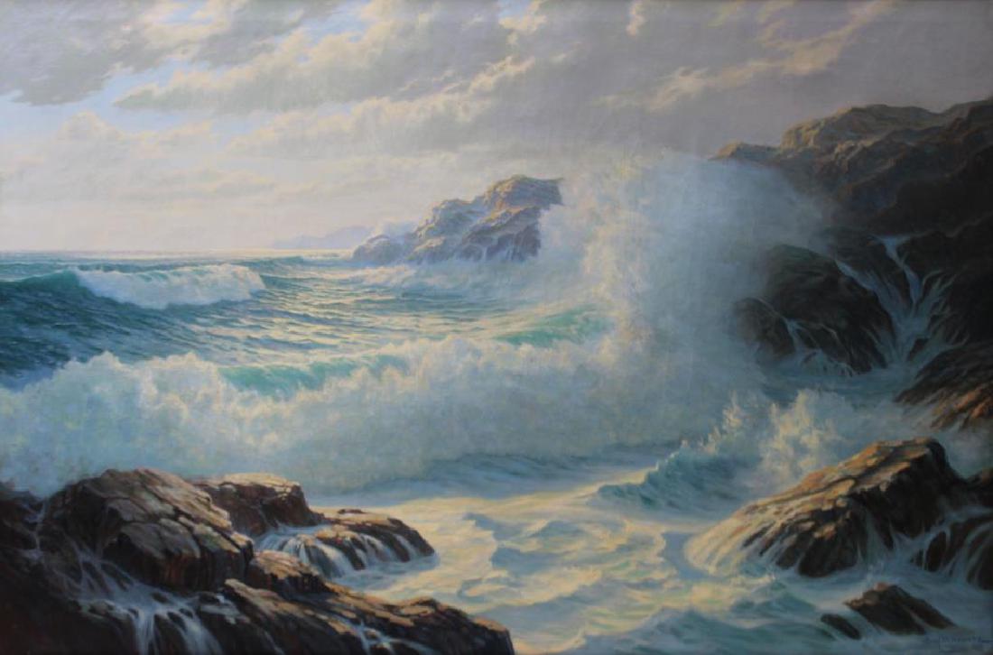 ARNETZ, Josef M. Oil on Canvas. Seascape. (1 of 7)