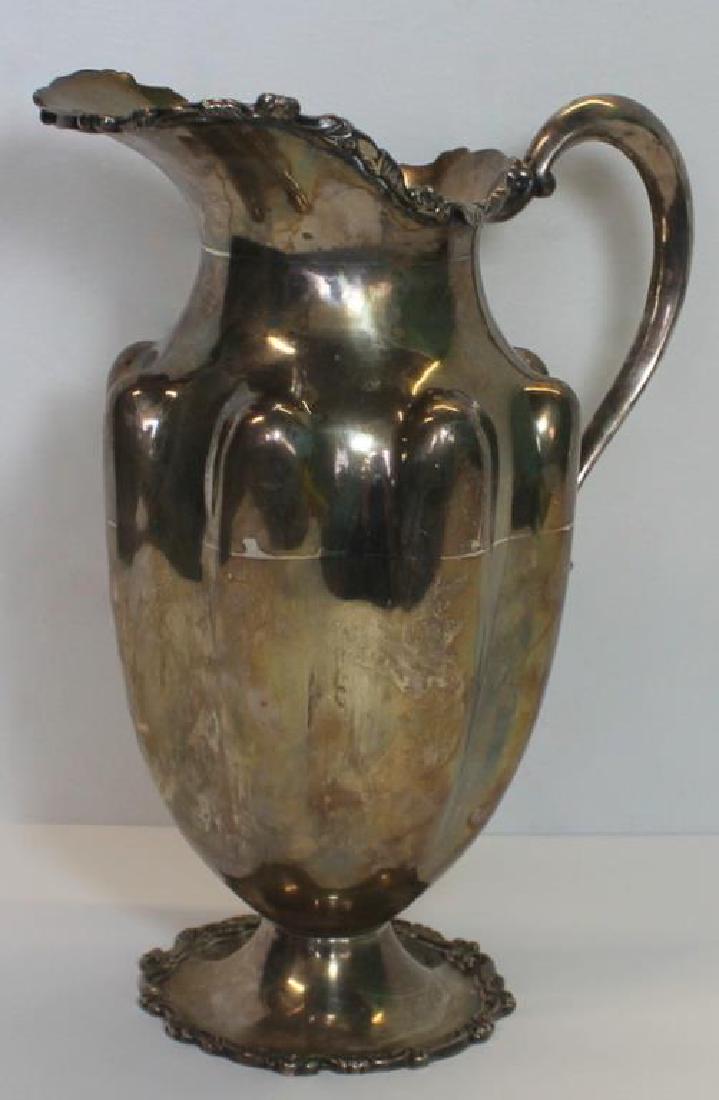 STERLING. Mexican Sterling Water Pitcher. (1 of 4)