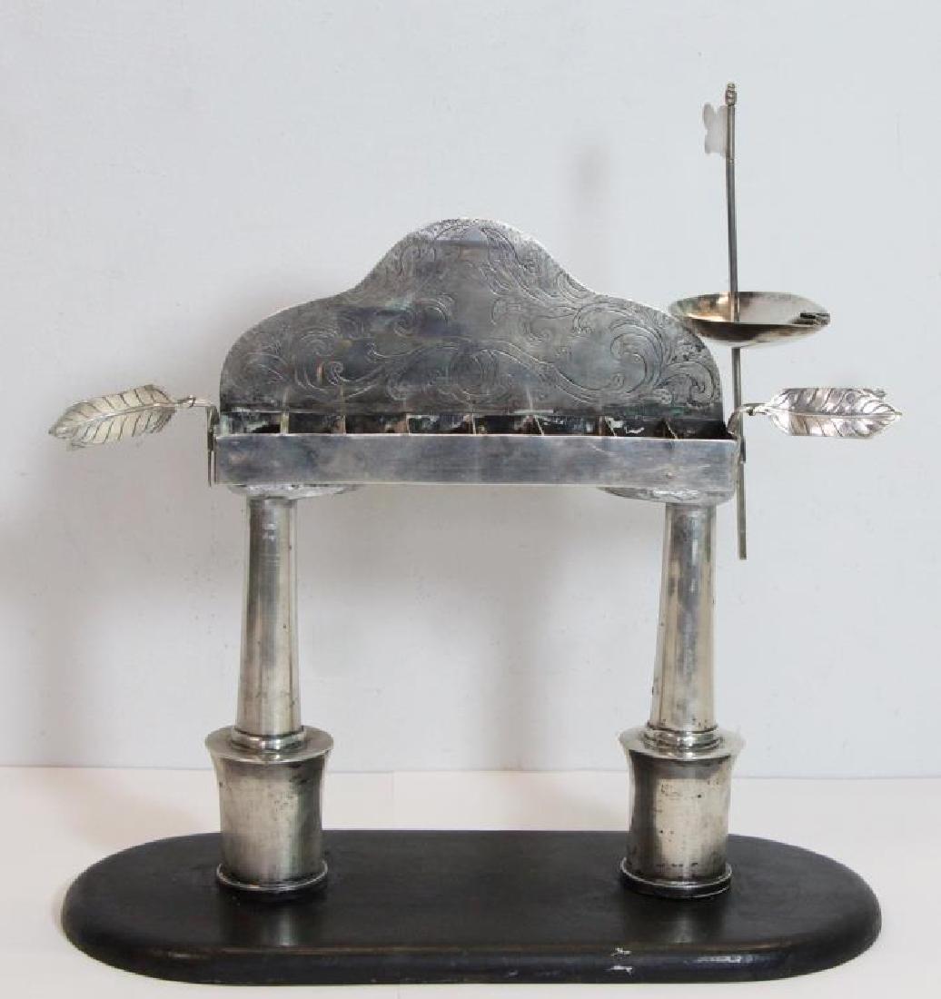 SILVER. German .812 Silver Menorah. (1 of 9)