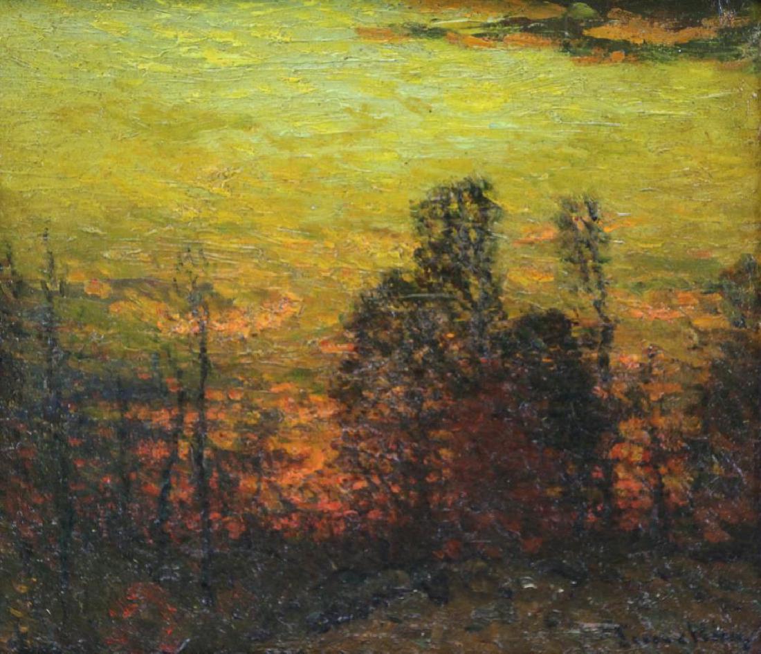 ENNEKING, John J. Oil on Board "November (1 of 7)