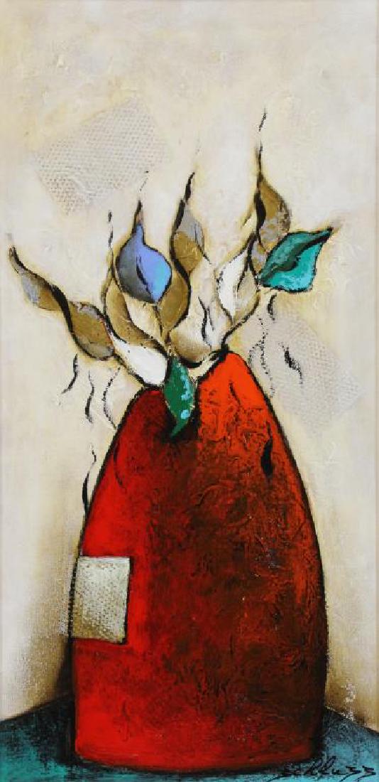 SCHLUSS, David. Oil on Canvas. "Golden (1 of 5)