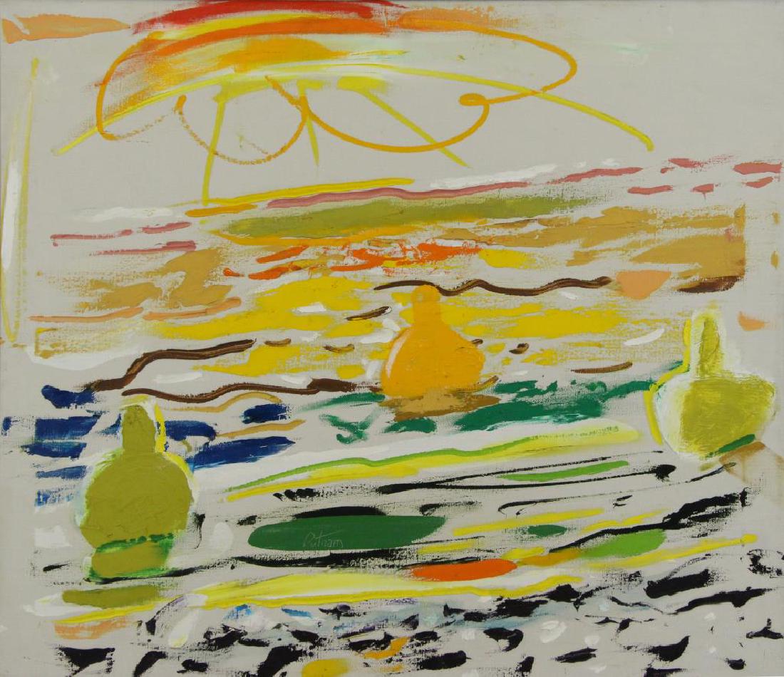 PUTNAM, Wallace. Oil on Canvas. "Three in Strong (1 of 6)