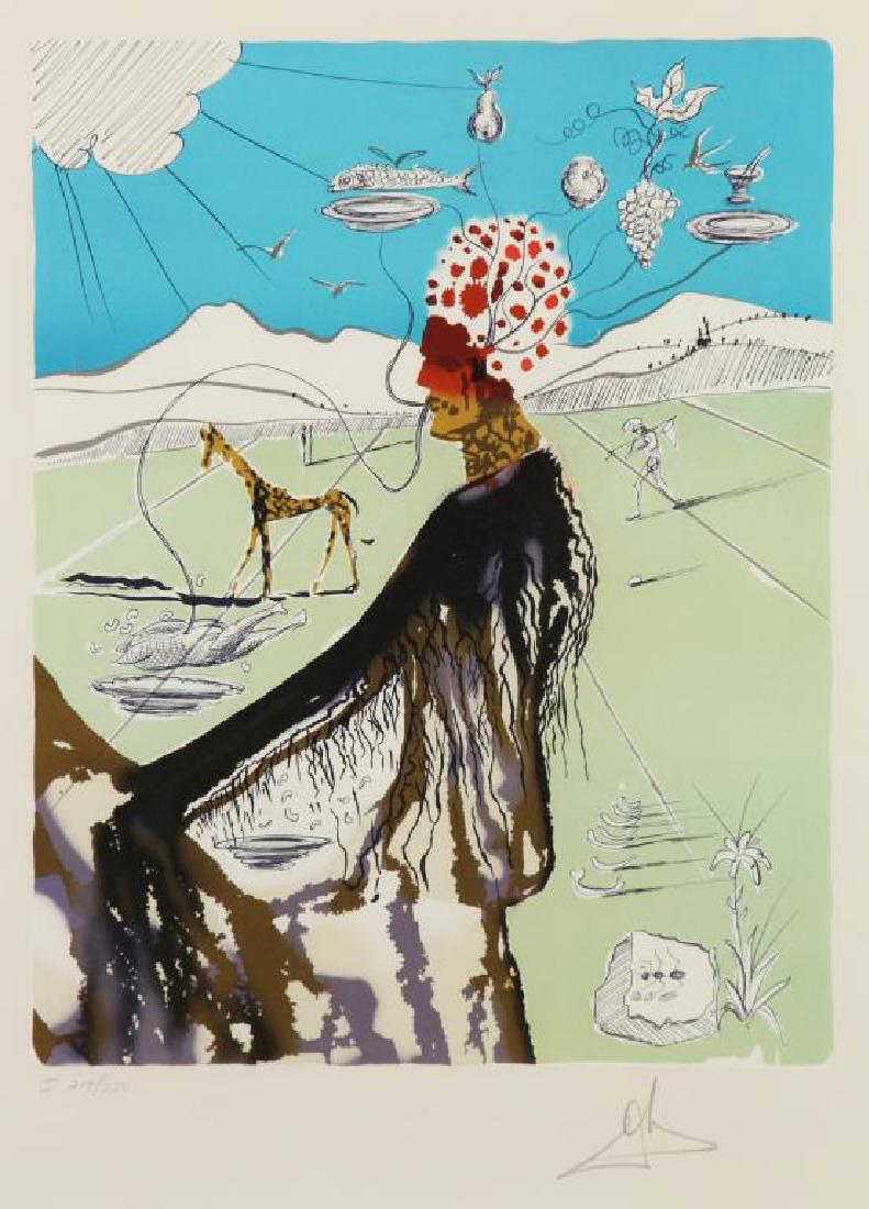 DALI, Salvador. Lithograph " The Earth Goddess" (1 of 5)