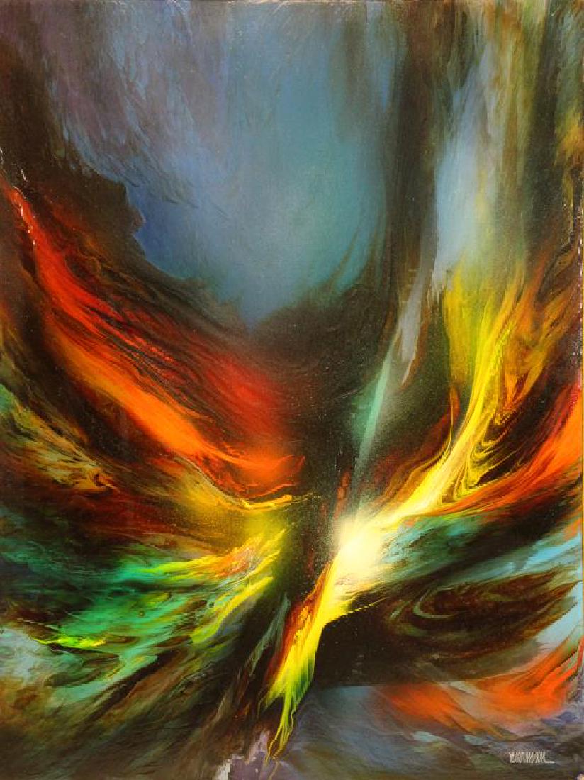 NIERMAN, Leonardo. Oil on Board. Untitled. (1 of 5)