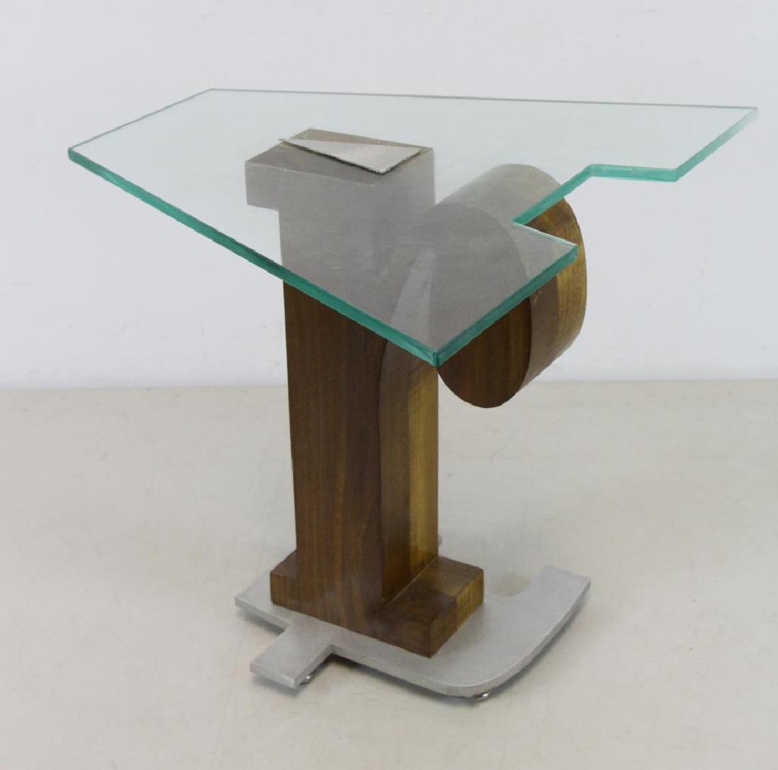 DWYER, Nancy. ART Table 2, 1993. Glass, Aluminum (1 of 6)