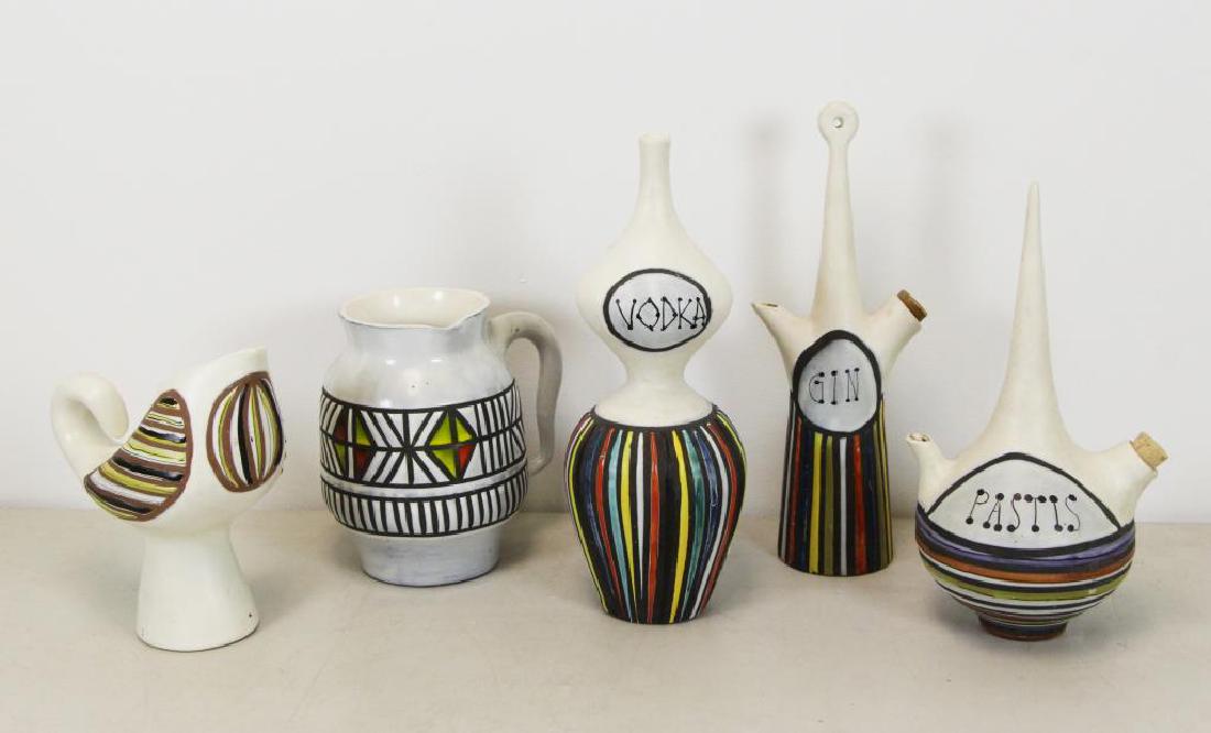 CAPRON, Roger. Lot of 5 of Vallarius Glazed (1 of 11)