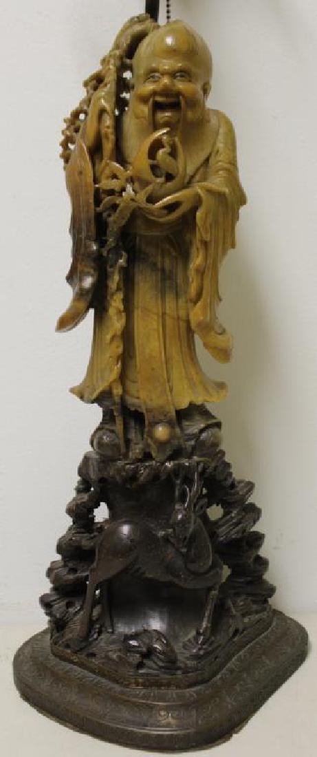 Antique and Finely Carved Chinese Soapstone Figure (1 of 10)