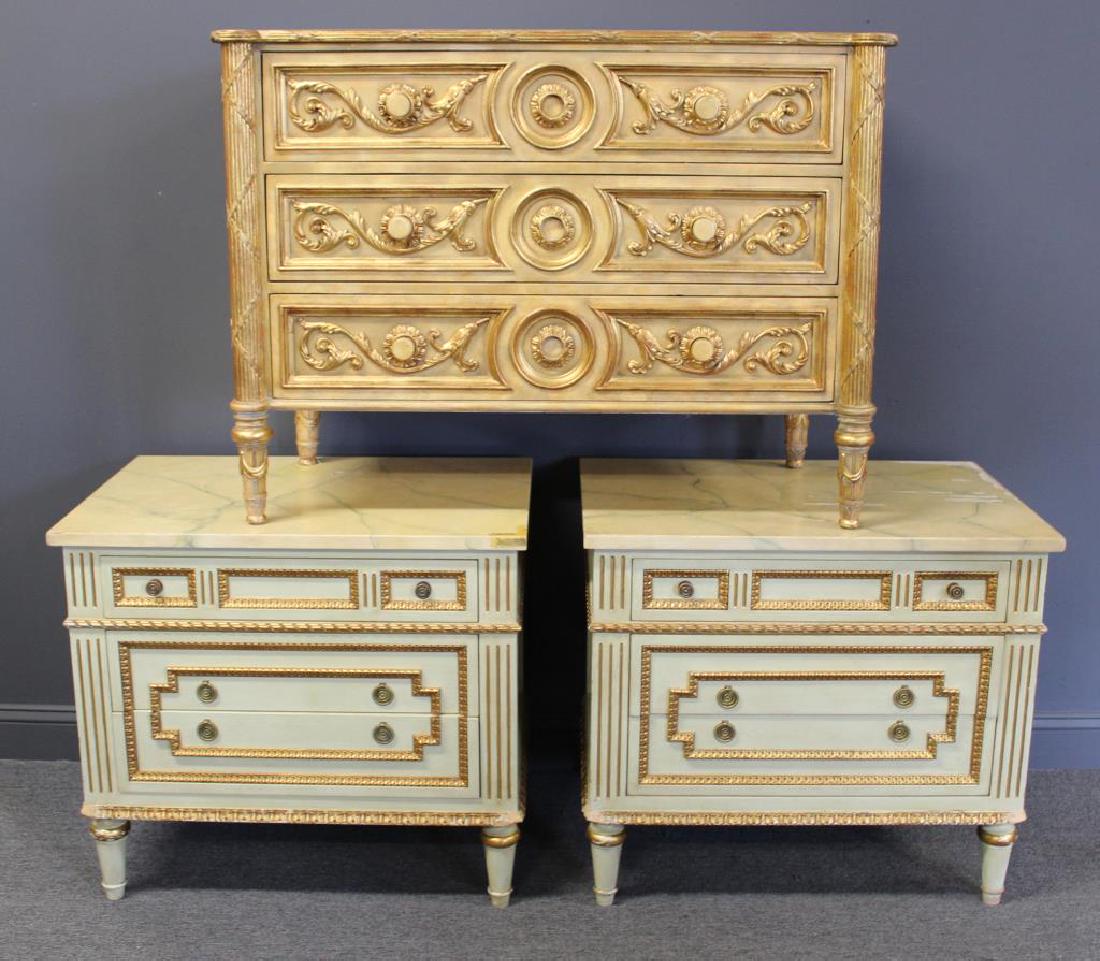 Maitland Smith Leather Top Commode Together with (1 of 6)