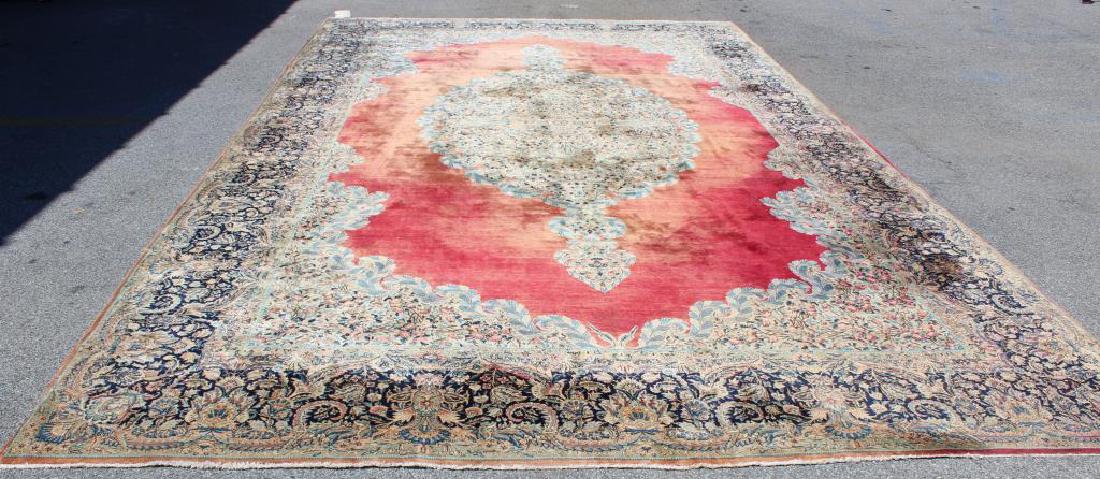 Antique and Finely Hand Woven Roomsize Kirman (1 of 7)