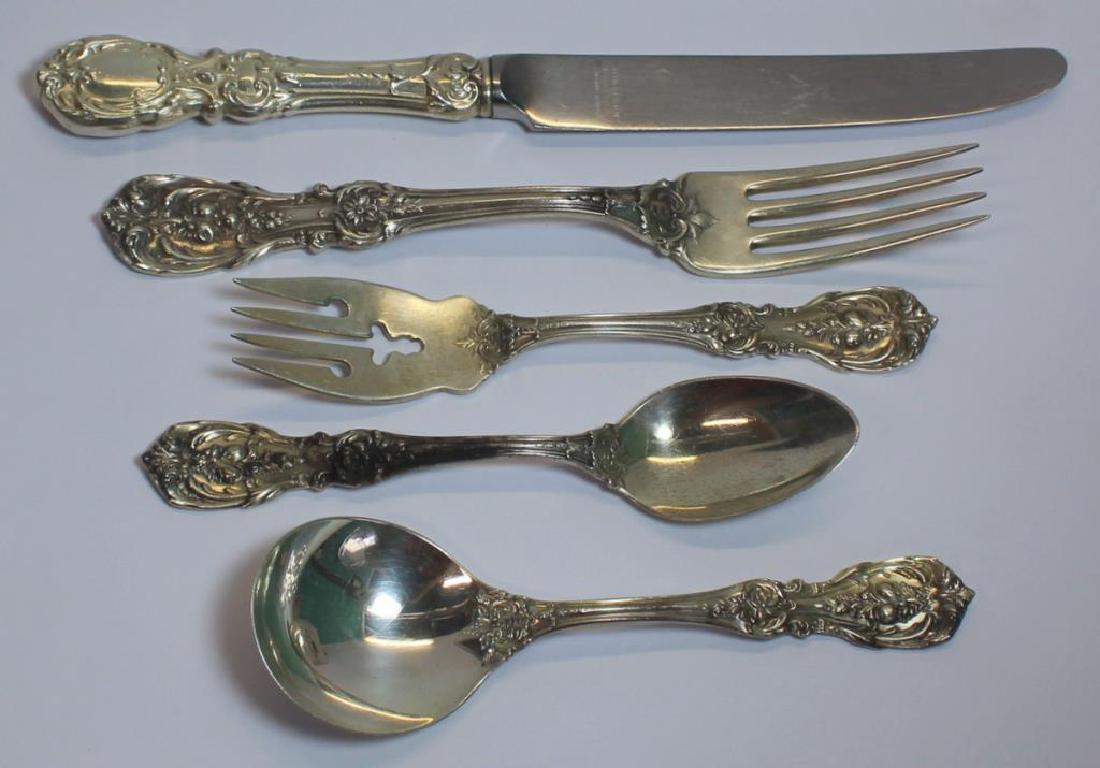 STERLING. 59 Pc. Reed & Barton Francis I Flatware (1 of 5)