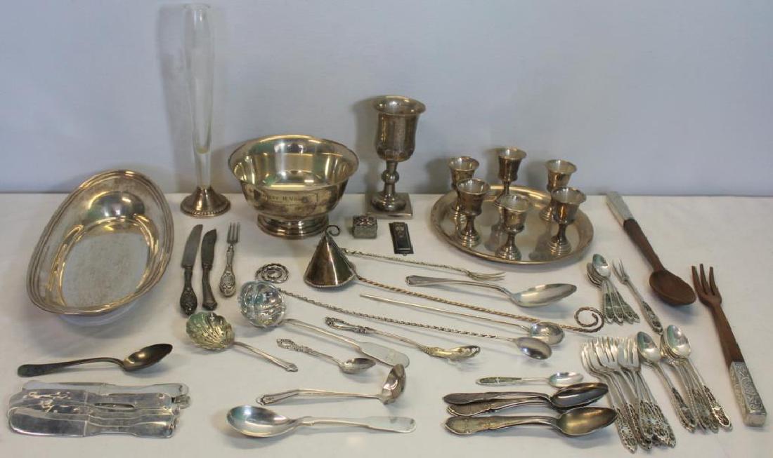 STERLING. Assorted Grouping of American and (1 of 15)