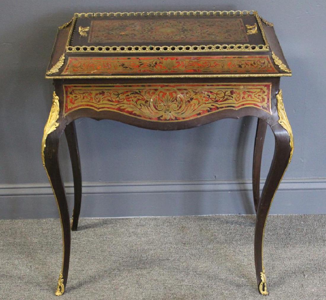 Antique Boulle Planter Together With A Boulle Cigar (1 of 16)