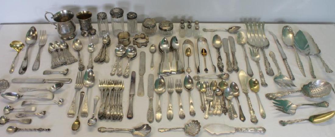 STERLING. Assorted Grouping of Silver Flatware. (1 of 18)