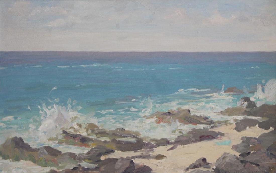 MACKSOUND, Nicolas. Oil on Board. "The Sea and (1 of 8)